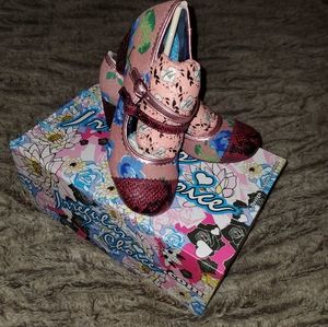 Irregular Choice Mini Mod in Burgundy